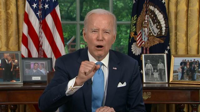 President Biden delivers speech about debt ceiling deal from Oval Office
