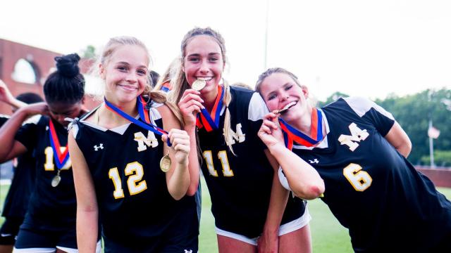 Manteo scores 5 goals in 2nd half to beat Wheatmore in 2A girls soccer championship game