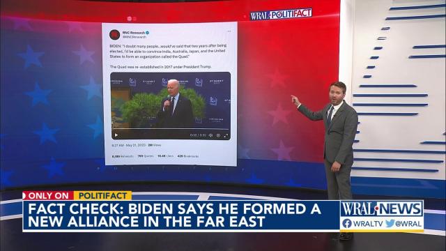 Fact check: Did Biden form new alliance in the Far East?