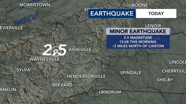 7th earthquake in two weeks hits western NC Tuesday morning