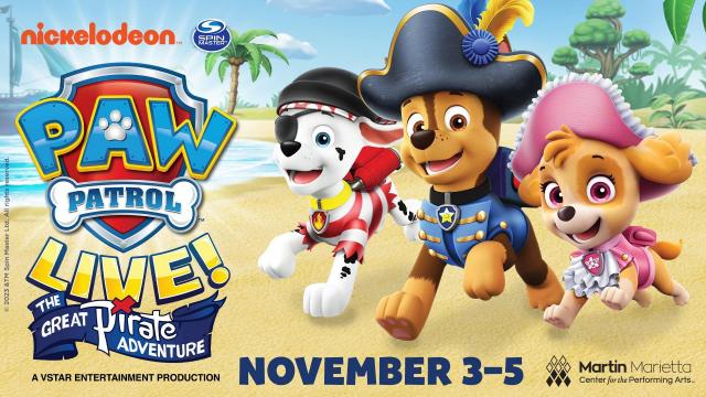 Paw Patrol Live to bring Pirate Adventure to Raleigh