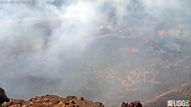 Kilauea, one of the world's most active volcanoes, is erupting
