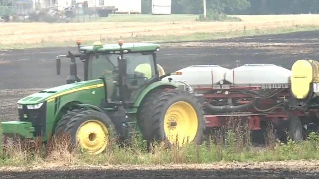 Farmer defends decision to burn fields before pileup crash near I-795
