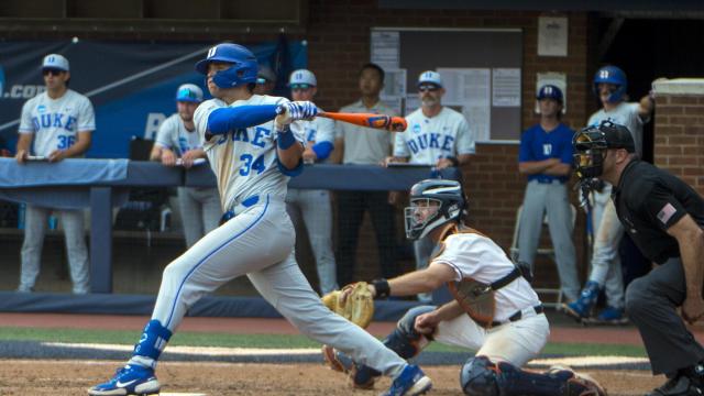Duke falls to Cavs in Game 2 of NCAA super regional, Game 3 set for noon Sunday