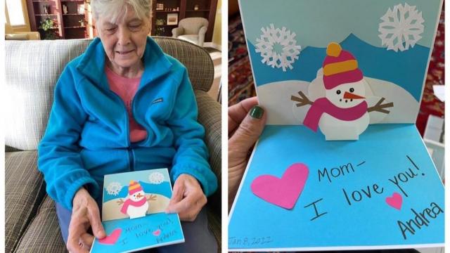 Alzheimer's: Cardmaking as a means to connect