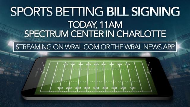 Gov. Cooper to sign mobile sports betting bill into law Wednesday