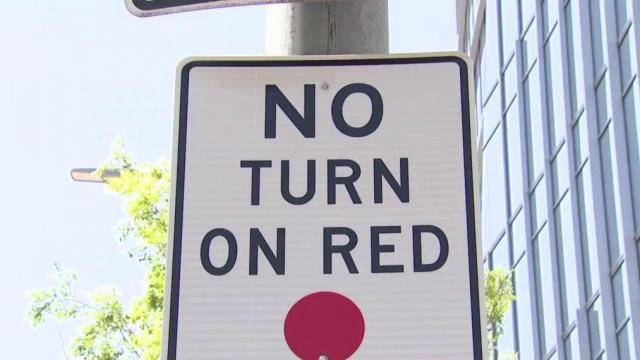 Raleigh police say no citations issued since 'no right on red' signs installed downtown