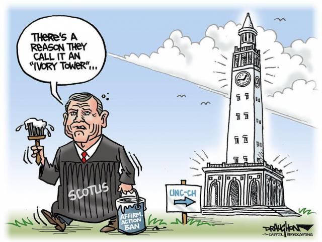 DRAUGHON DRAWS: Supreme Court gives UNC an 'ivory' Bell Tower