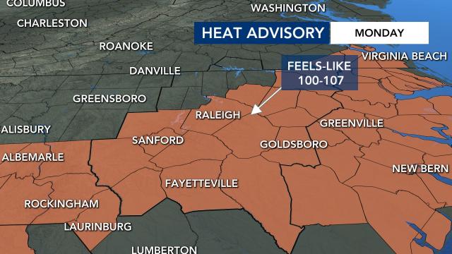 Heat advisory, Aug. 7