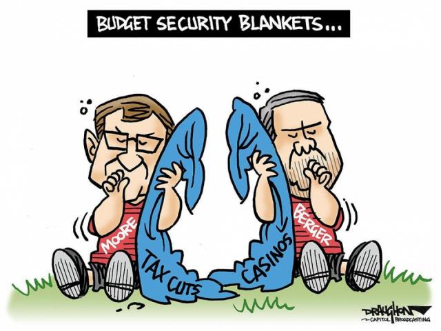 DRAUGHON DRAWS: N.C. Budget security blanket