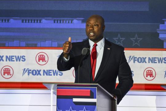 For Tim Scott, the Debate Was the Moment That Wasn’t