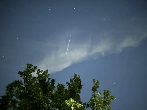 Strange lights in the sky, Starlink Satellites spotted over the Triangle area  