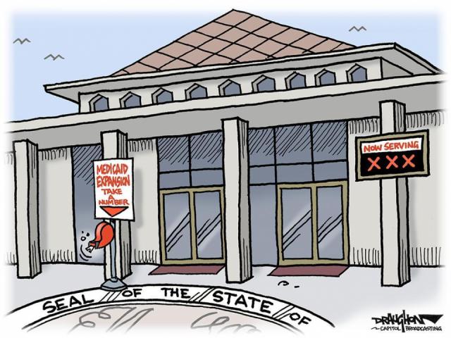 DRAUGHON DRAWS: When it comes to Medicaid expansion -- hurry up and wait