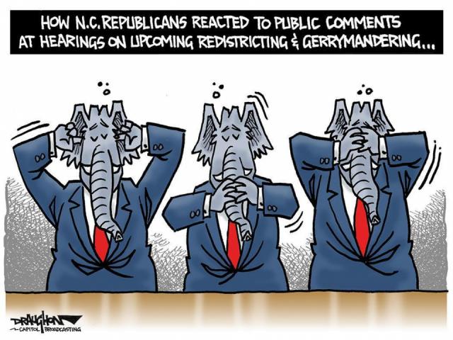 DRAUGHON DRAWS: Gerrymandering? GOP doesn't know of any complaints