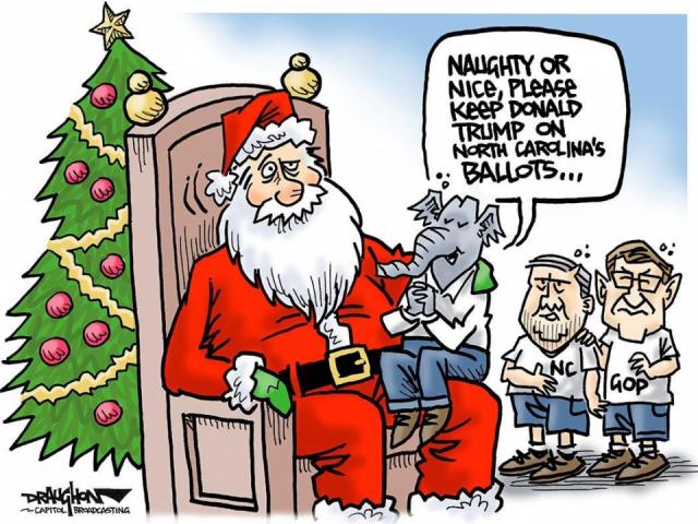 DRAUGHON DRAWS: N.C. Republicans' wish for Santa
