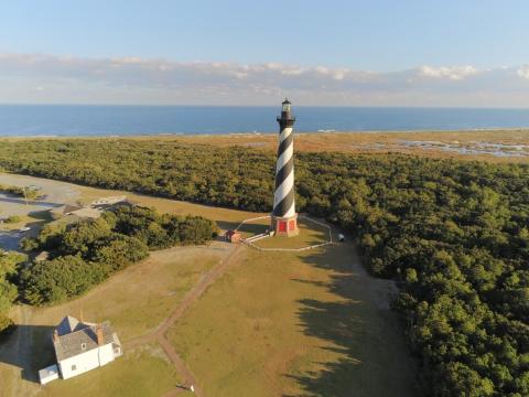 18-month restoration project begins to rehabilitate Cape Hatteras Lighthouse