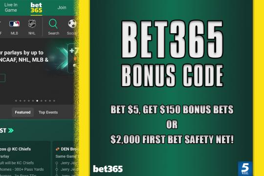 Bet365 bonus code WRALXLM: Head into SF-KC with $150 bonus or $2k first bet