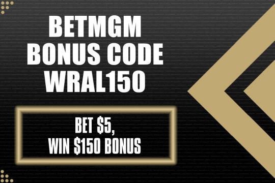 BetMGM bonus code WRAL150: Bet $5 on NBA or CBB, collect instant $150 bonus