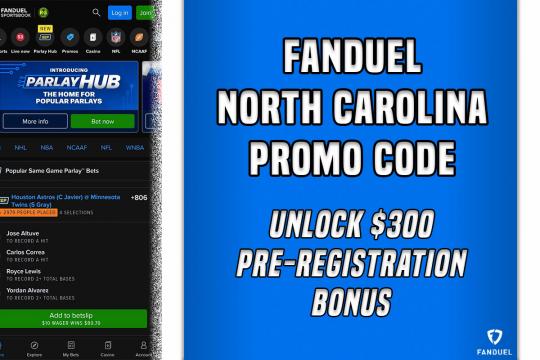 FanDuel NC Promo: Sunday is final day to claim $300 bonus