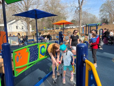 Wake Forest opens 1.5 million dollar inclusive playground 