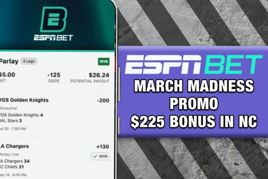 ESPN BET NC Promo Code WRALNC: Gear up with $225 bonus for NBA, Sweet 16