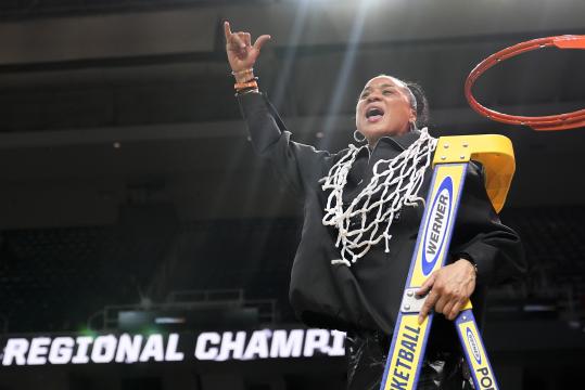 South Carolina's Dawn Staley is the AP Coach of the Year for the 2nd time