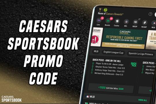 Caesars Sportsbook promo code WRAL1000 delivers $1,000 bet for NBA, NHL, MLB