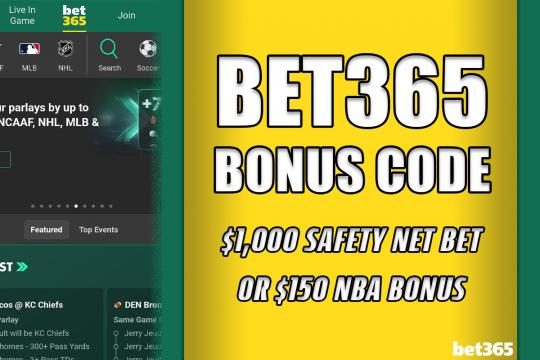 Bet365 bonus code WRALXLM: Start with $150 NBA bonus or $1K first bet
