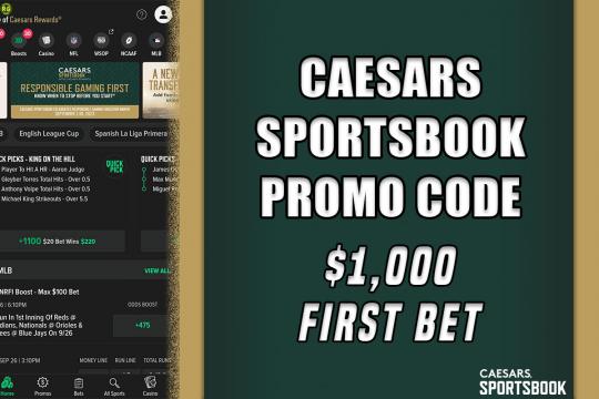 Caesars Sportsbook promo code WRAL1000: Place $1K bet on an NBA, NHL game