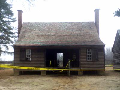 State Historic Site Catches Fire