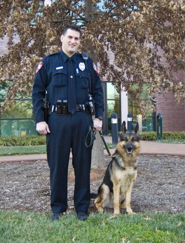 Cary Debuts New K-9 Team: 'Seth and Axle'