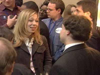 Edwards, Chelsea Clinton Talk to Young Democrats