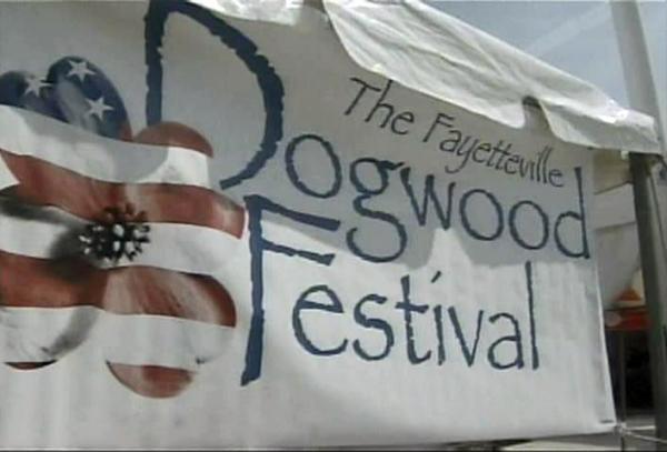 Dogwood Festival sign