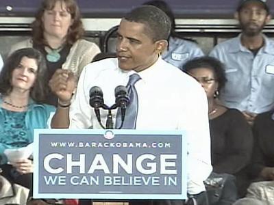 Barack Obama Campaigns in Wilson