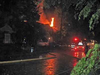 Lightning cited as cause of Carrboro house fire