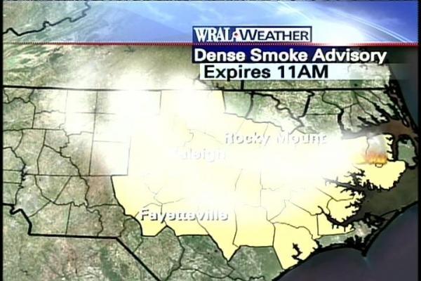 Smoke from N.C. wildfire moves west; health concerns remain