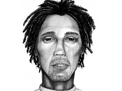 Sketch of Randall Liska stabbing suspect