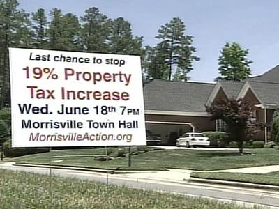 Morrisville homeowners voice concerns over tax hike