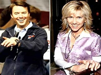 Images of John Edwards and Rielle Hunter