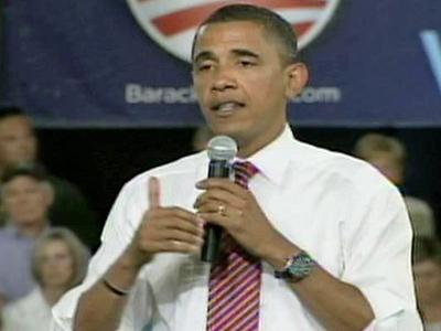 Web only: Barack Obama speaks at state fairgrounds