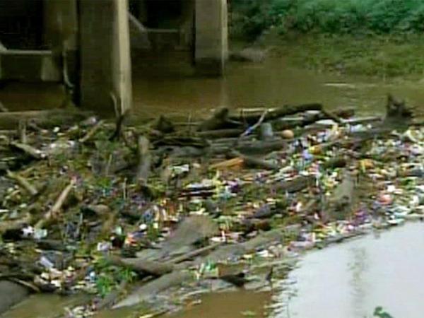 Storm runoff causes downstream dangers