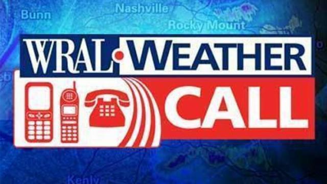 Sign up for WeatherCall alerts