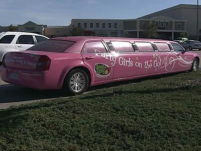 Pink limo causes stir in Cary