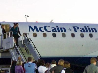 Palin arrives in Raleigh