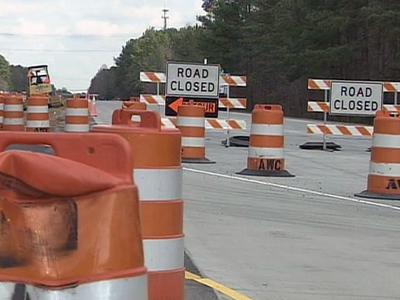 I-85 construction holds holiday delays in store