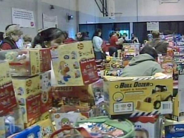 Salvation Army gives Christmas toys to legions of children