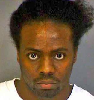 Johnny Edward Byrd Jr. - mug shot 1/14/09 - North Carolina, Maryland fugitive, caught in Greenville
