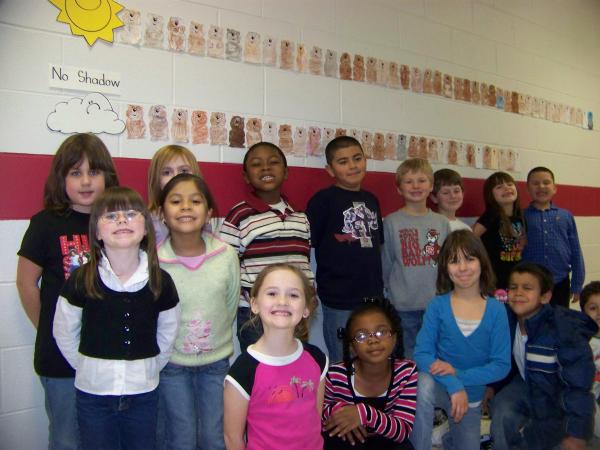 Students in Mrs. Turlington and Mrs. Lee's 1st grade class