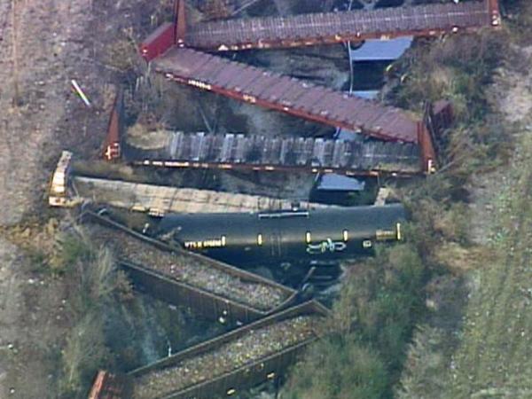 CSX train derails in Northampton County