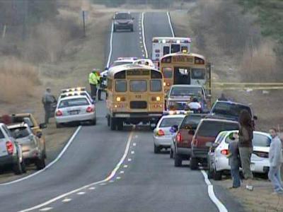 Dad charged in Wake school bus shooting